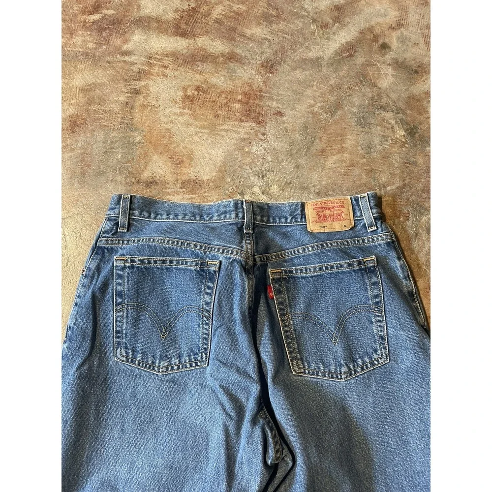Vintage Levi's 550 Classic Relaxed Fit Tapered Leg Denim‎ Jeans Sz 16 MIS M*